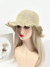 Stay Chic and Shaded this Summer with handmade Crochet Straw Hat