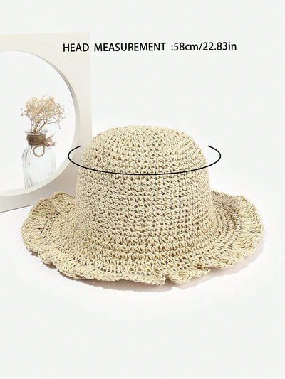 Stay Chic and Shaded this Summer with handmade Crochet Straw Hat