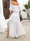 Chic and Flirty: Ladies Fashionable Off-Shoulder Dress