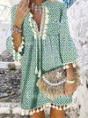 Desert Dreamer: Women's Tassel Decorated Western Style Dress