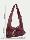 Vintage-Inspired Multi-Strap Gothic Tote Bag - Trendy Steampunk Style for Effortless Streetwear Looks