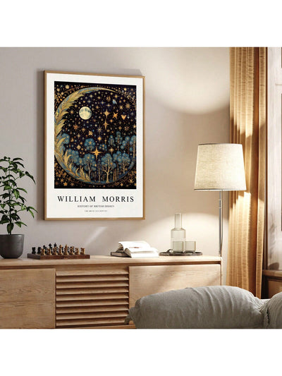 Botanical Beauty: Set of 3 William Morris Minimalist Art Prints for Home Decor