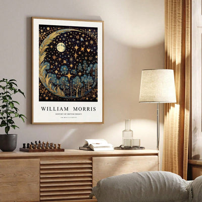 Botanical Beauty: Set of 3 William Morris Minimalist Art Prints for Home Decor