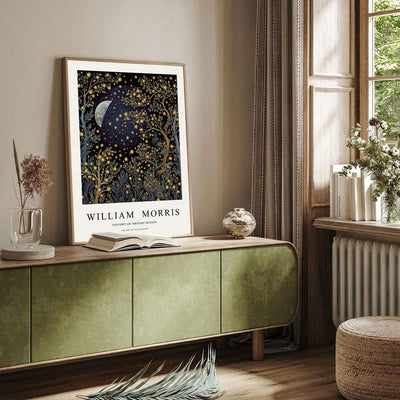 Botanical Beauty: Set of 3 William Morris Minimalist Art Prints for Home Decor