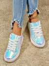 Sparkle in Style: Women's Shiny Fashionable Casual Sports Shoes