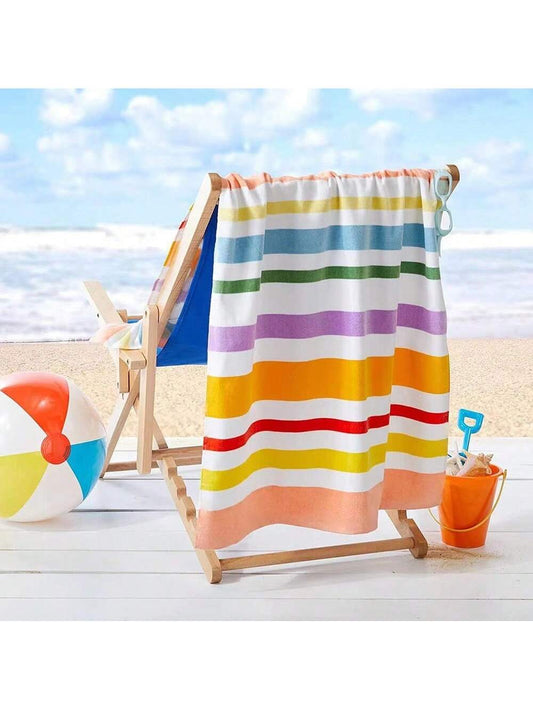 The Seaside Bliss beach towel offers quick drying convenience with its double-sided printed design. Enjoy a large, absorbent surface for lounging in style, while the moisture-wicking fabric ensures a dry and comfortable experience. Perfect for a day at the beach or pool.