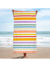 Seaside Bliss: Double-Sided Printed Beach Towel for Quick Drying