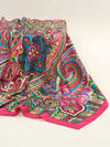 Silk Chain Print Geometric Pattern Headband Scarf Bandana - Chic and Stylish Accessory