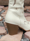 Chic Floral Embroidered Chunky Heel Western Boots for Effortless Spring & Autumn Style