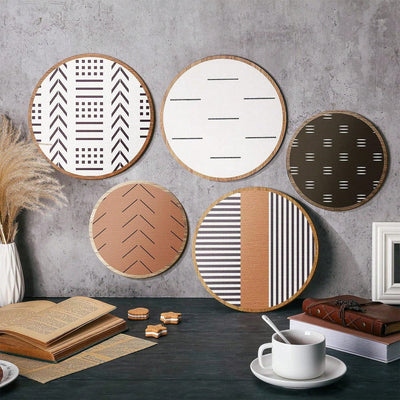 Boho Chic Wooden Round Wall Art for Every Room in Your Home