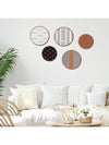 Boho Chic Wooden Round Wall Art for Every Room in Your Home