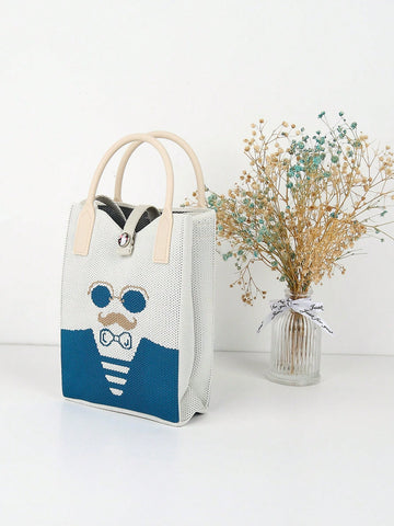 Effortlessly transition from summer to winter with our versatile White Knitted Foldable Handbag. Its lightweight design makes it perfect for any season, while its spacious interior and elegant design make it suitable for any occasion. Stay stylish and organized with this must-have accessory.