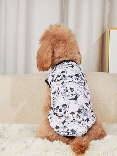 Keep your furry friend cool and stylish with our Summer Thin Cartoon Print Pet Vest. Made with a breathable sleeveless design, this vest is perfect for hot summer days. Suitable for dogs and cats, especially Bichon Frise, Poodle, and Beagle breeds.