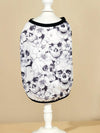 Summer Thin Cartoon Print Pet Vest for Dogs & Cats - Breathable Sleeveless Design for Bichon Frise, Poodle, and Beagle