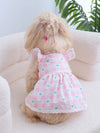 This Adorable Pet Dress features a charming Heart Plaid pattern and comfortable cap sleeves, making it the perfect choice for all seasons. Your furry friend will look adorable while staying comfortable and stylish. A must-have for every pet owner.