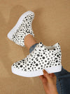 Step Up Your Style: Polka Dot Leather Platform Shoes for Every Occasion