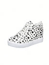 Step Up Your Style: Polka Dot Leather Platform Shoes for Every Occasion
