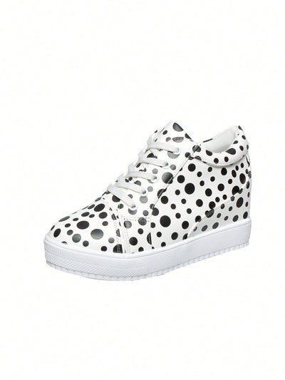 Step Up Your Style: Polka Dot Leather Platform Shoes for Every Occasion