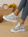 Step Up Your Style: Polka Dot Leather Platform Shoes for Every Occasion