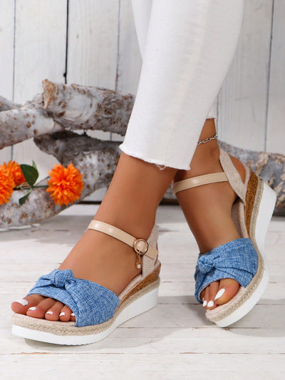 Step into Summer in Princess Style: Women's Wedge Heels Platform Sandals