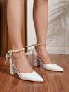 Pearl Stiletto: European & American Style High Heeled Shoes