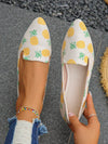 Elegant Butterfly Pattern Pointed Toe Flat Shoes - Lightweight Comfort for Daily Wear