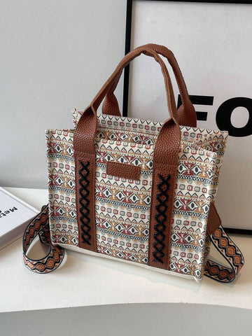 Introducing the Bohemian Chic Handbag and Shoulder Bag - the perfect accessory for any stylish woman. Made with high-quality materials, this versatile bag can be worn as a handbag or shoulder bag, making it perfect for any occasion. With its unique bohemian chic design, you'll stand out in a sea of ordinary bags. Elevate your fashion game with this must-have accessory.