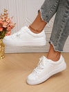 Golden Serpent Style: Women's Casual Outdoor Flat Sneakers