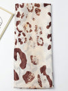 Bold and Beautiful: Leopard Print Silk Scarf for Spring and Summer