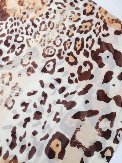Bold and Beautiful: Leopard Print Silk Scarf for Spring and Summer