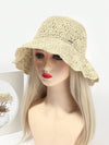 Stay Chic and Shaded this Summer with handmade Crochet Straw Hat