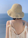 Stay Chic and Shaded this Summer with handmade Crochet Straw Hat