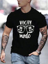 Sunny Style: Men's Sunglasses Print Short Sleeve T-Shirt