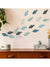 Coastal Charm: Wooden School of Fish Wall Decor