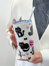 Cute Cartoon Themed Stainless Steel Insulated Water Bottle - Perfect for Summer and Winter Festivals! (20oz/600ml)