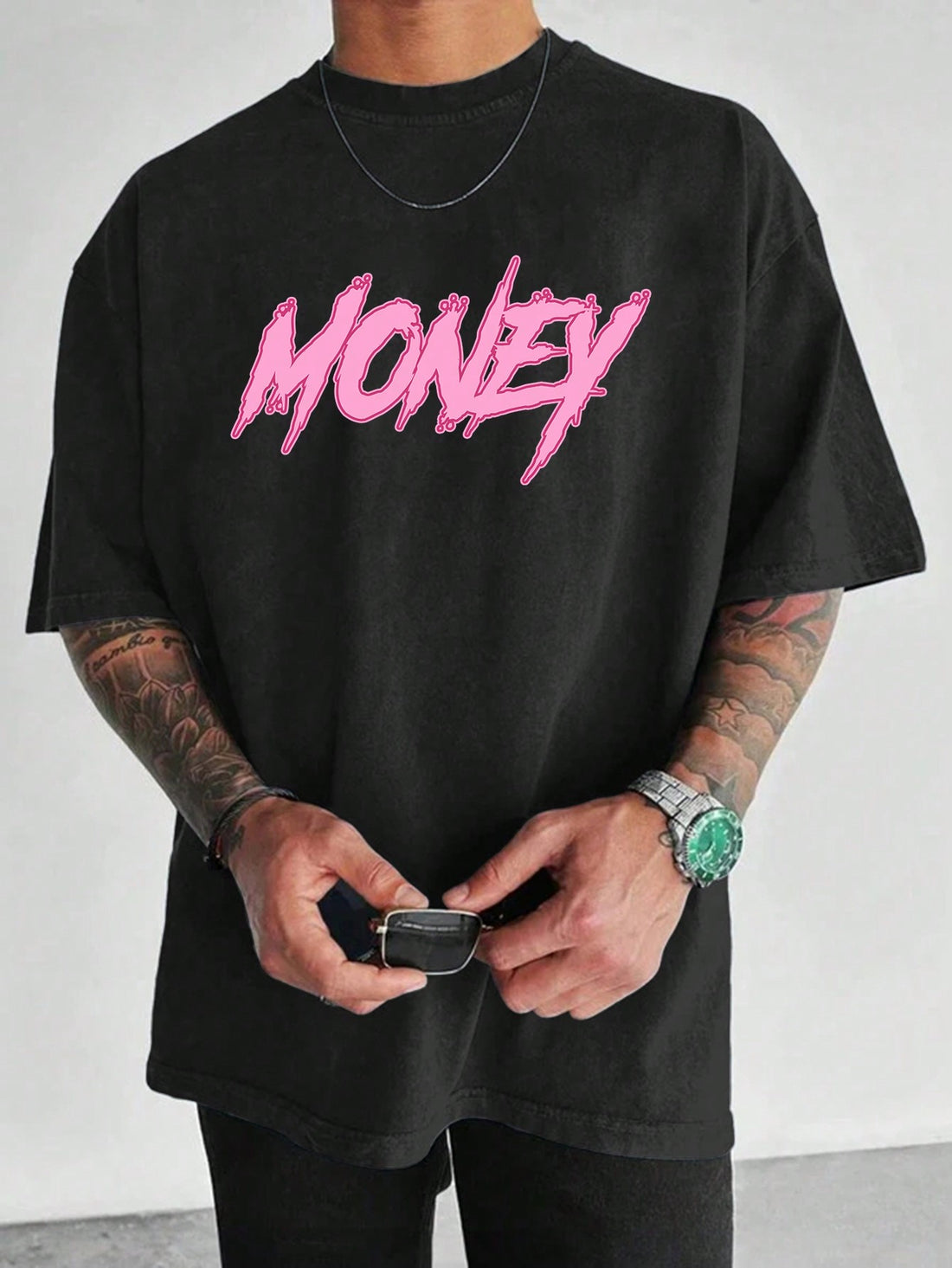 Get ready to elevate your style game with Casual Vibes: trendy slogan t-shirts for men. These tees effortlessly combine fashion with comfort for an impactful look. Whether you're going for a laid-back vibe or making a bold statement, these shirts have got you covered. Express your personality in style.