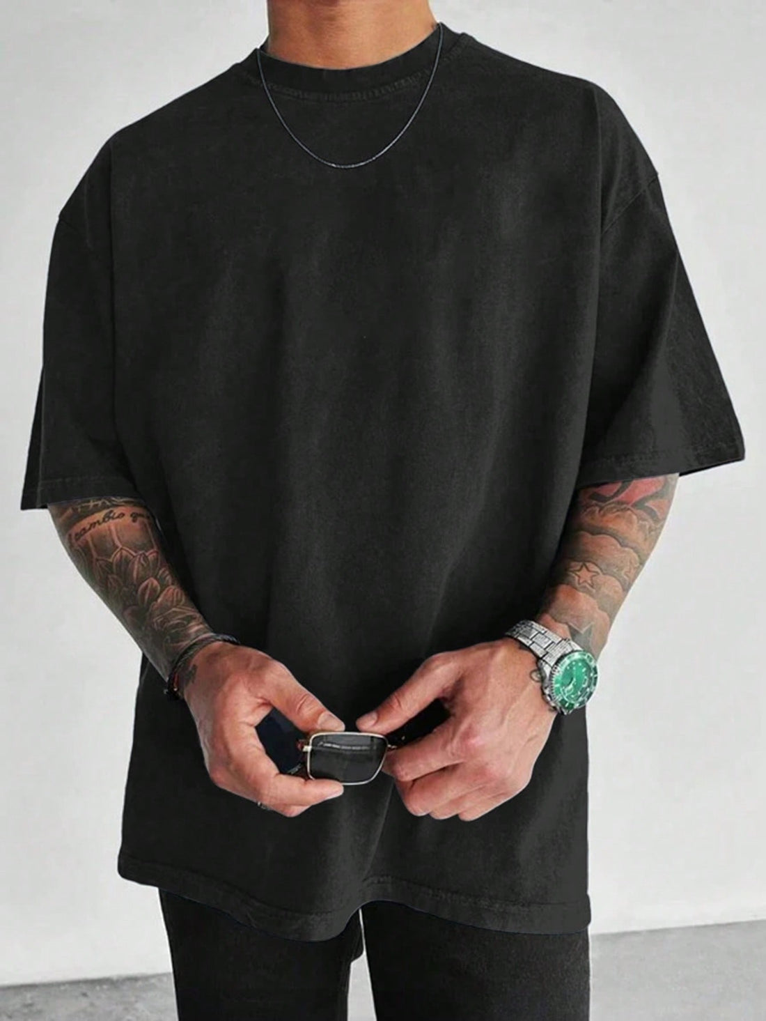 Upgrade your wardrobe with the Men's Summer Casual Graphic Work T-Shirt. Made for comfort and style, this shirt is the perfect addition to your daily rotation. Whether you're working or hanging out, its trendy graphic design will keep you looking and feeling cool.
