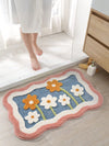 Cozy Comfort Plush Floor Mat - Ultra-Absorbent, Non-Slip Design for All Seasons