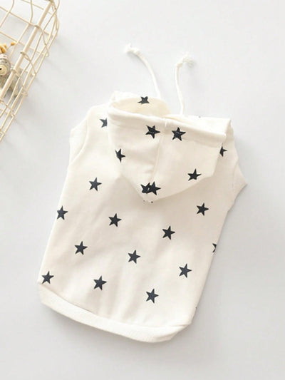 Cozy Pet Star Print Sweatshirt: Perfect for Cats and Dogs in All Seasons