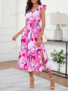 Colorful Water Ripple Maxi Dress: Embrace Summer in Style