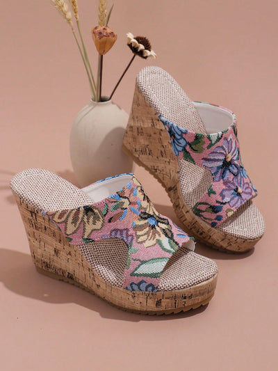 Experience style and comfort with our Bohemian Bliss wedge sandals. Perfect for summer, these sandals feature a waterproof platform for added convenience. Step out in confidence and enjoy the sunny days with these trendy sandals.