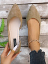 Chic and Charming: Women's Pointed Toe Slip-On Flats for Work, Party, Shopping, and School