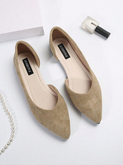 Chic and Charming: Women's Pointed Toe Slip-On Flats for Work, Party, Shopping, and School