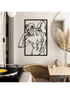 Introduce a contemporary and edgy charm to your space with the Masculine Minimalism metal wall art. Featuring an abstract nude male figure, this piece exudes a modern and masculine vibe. Its sleek metal design adds depth and texture to any room, making it a perfect statement piece for art enthusiasts.