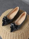 Rose Red Bow Knot Flat Shoes: Perfect for Dancing, Parties, and Casual Wear