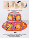 Boho Chic Color Block Straw Hat: The Ultimate Summer Accessory