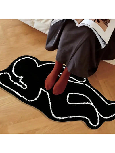 Little Man Cartoon Floor Mat: Fun and Stylish Rug for Every Room in Your Home