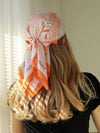 Colorful Printed Square Scarf & Headscarf Combo: The Perfect Bandana Hair Band