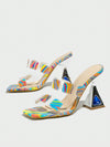 Colorful Breathable High Heel Sandals: Perfect for Summer Parties