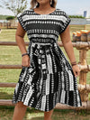 Stay stylish and comfortable this spring and summer season with our Chic Geometric Print A-Line <a href="https://canaryhouze.com/collections/women-dresses" target="_blank" rel="noopener">Dress</a> for Plus Size. Featuring a trendy geometric print, this dress is perfect for any occasion. Its A-line silhouette will flatter your figure, making you feel confident and chic. Available in plus size, this dress is designed to make you look and feel your best.